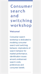 Mobile Screenshot of consumersearchworkshop.com